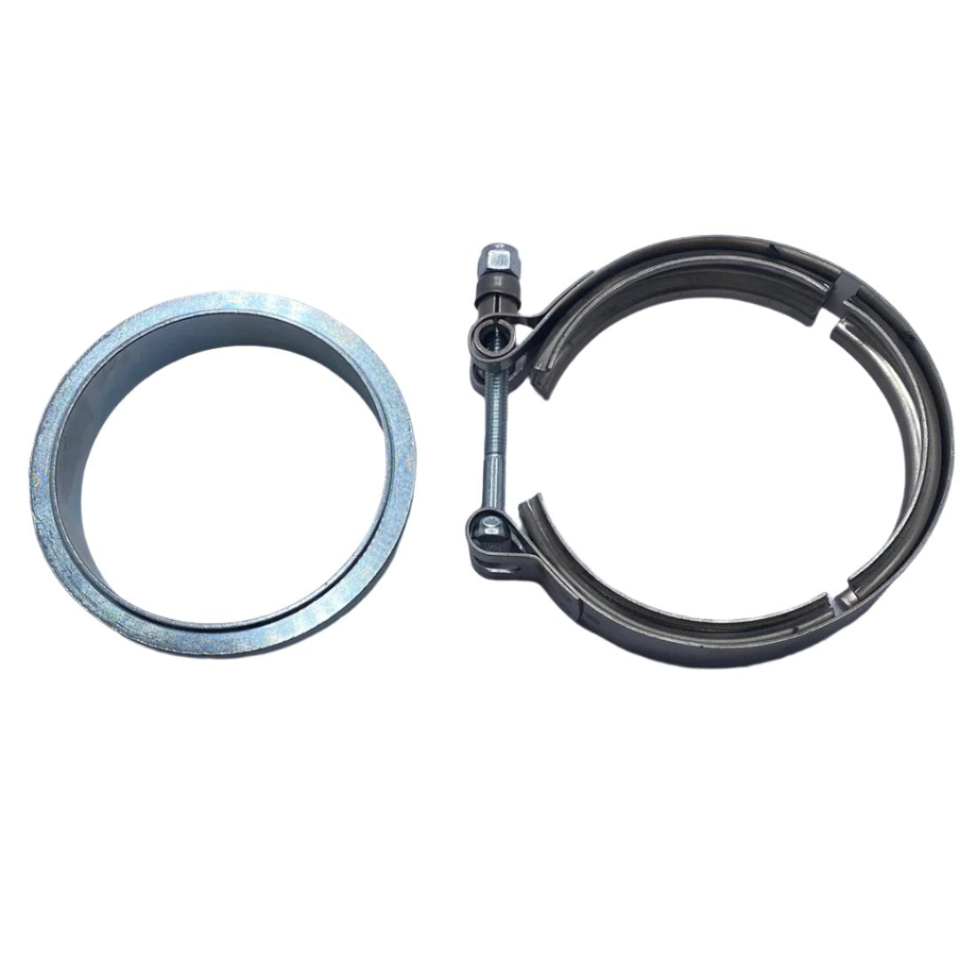 T3 .82 ar 3 inch band ring and clamp for hx35 hx40 turbine housing