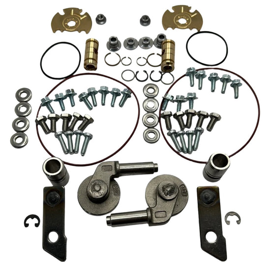 MGT2256s N63 N63TU 550i 650i 750i turbo rebuild kit + wastegate flapper repair kit