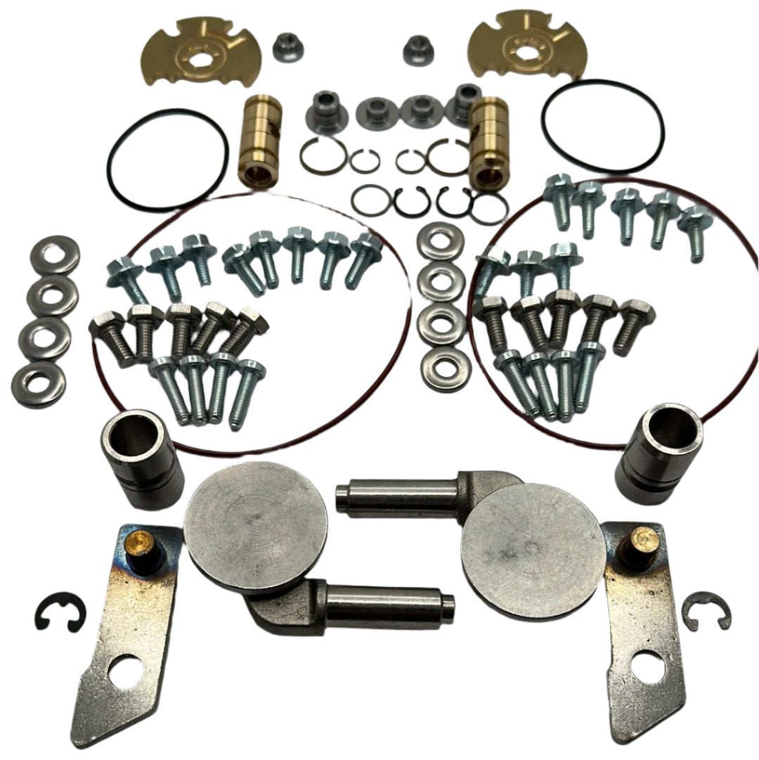 MGT2256s N63 N63TU 550i 650i 750i turbo rebuild kit + wastegate flapper repair kit