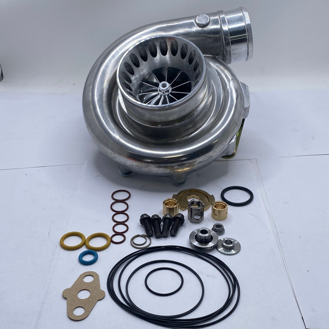 6.0 powerstroke 63mm powerstroke powermax compressor housing and wheel upgrade + rebuild kit